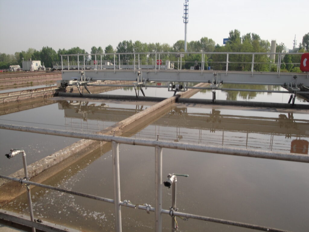Water settling tank Water and wastewater tanks that could be built with self healing concrete, engineered to seal cracks and prevent water loss, maintaining supply integrity