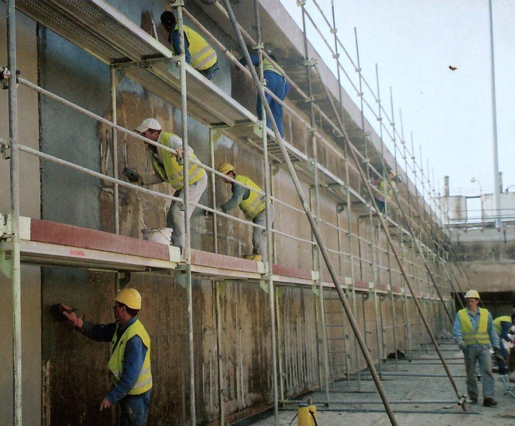 This process will preserve the life of your concrete structures. Concrete restoration with Nano Shield OSP.